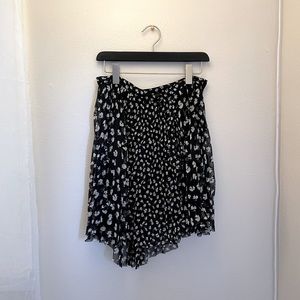 LIKE NEW All Saints Asymmetrical Mini/Midi Skirt